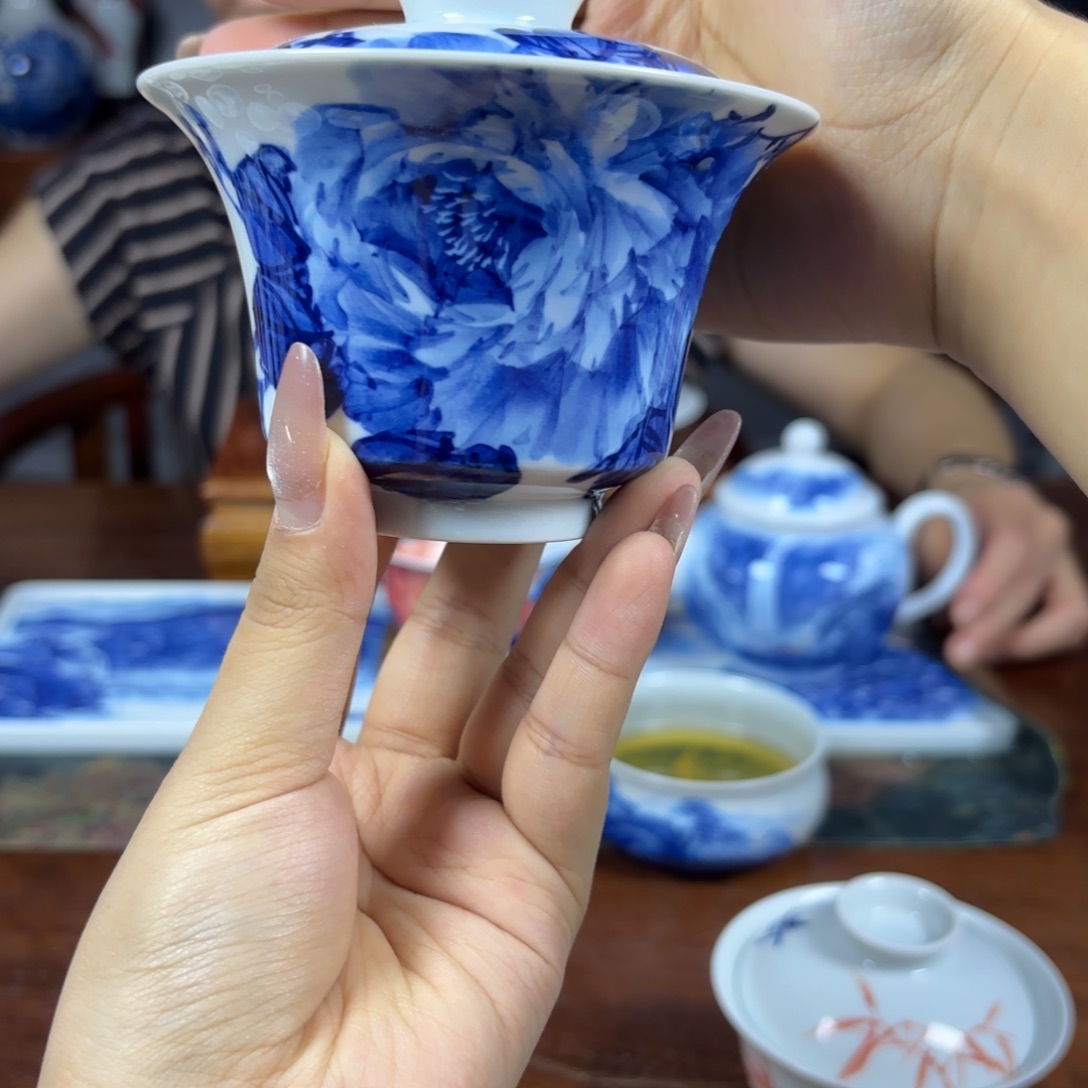 国一王老师手绘牡丹