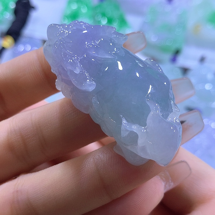 颈饰未镶嵌翡翠天然翡翠A货吊坠