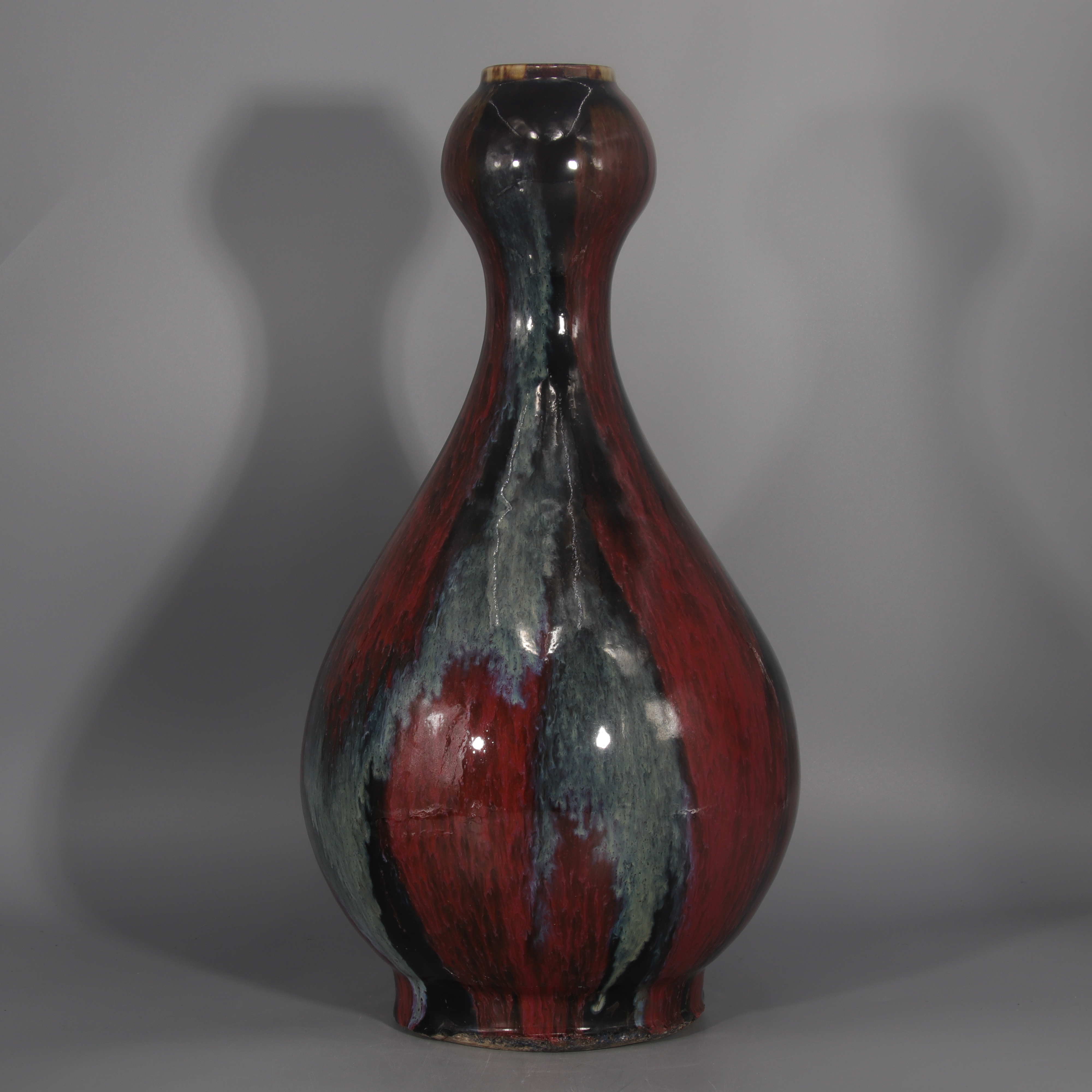 窑变釉蒜头瓶 H311-270 