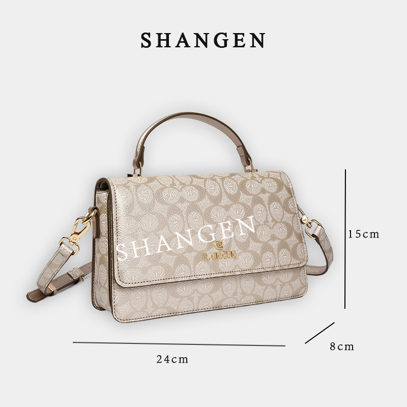 【尚恩CC】BF-66257-香槟金-轻奢时尚女士新款手提斜挎包