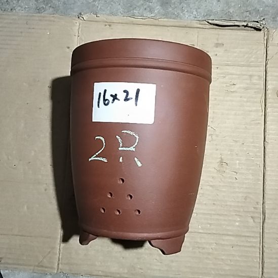 紫砂红泥三线两个