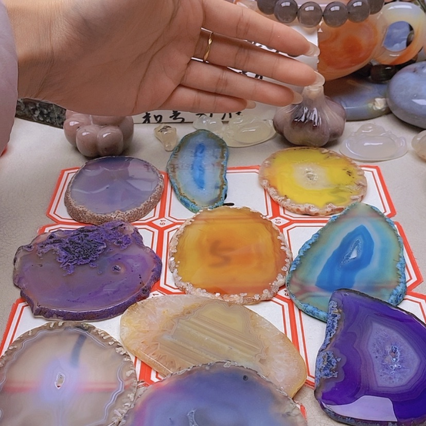 【闪购商品】未镶嵌玛瑙/玉髓珠宝半成品N**蘭