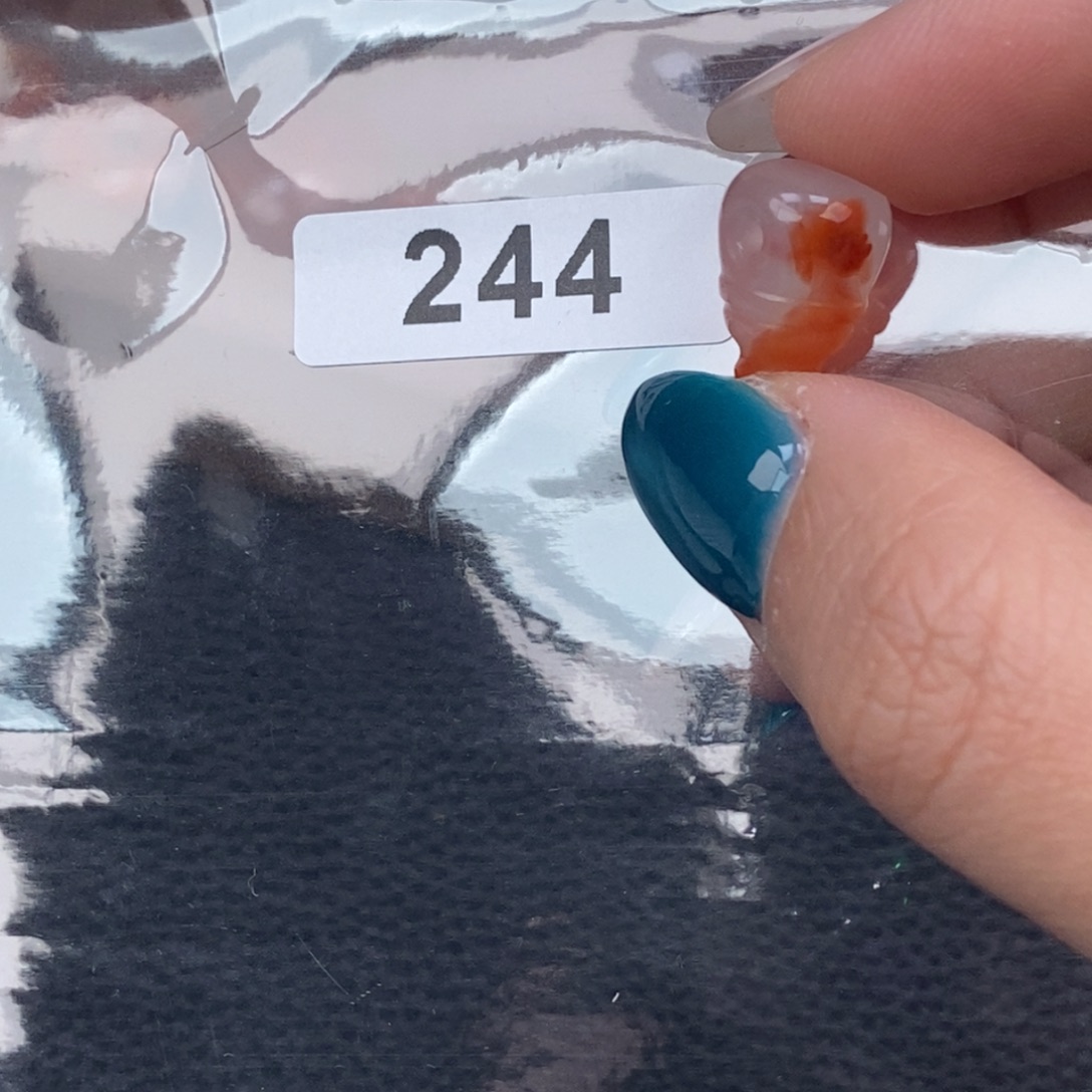 南红玛瑙未镶嵌手链卡8.5