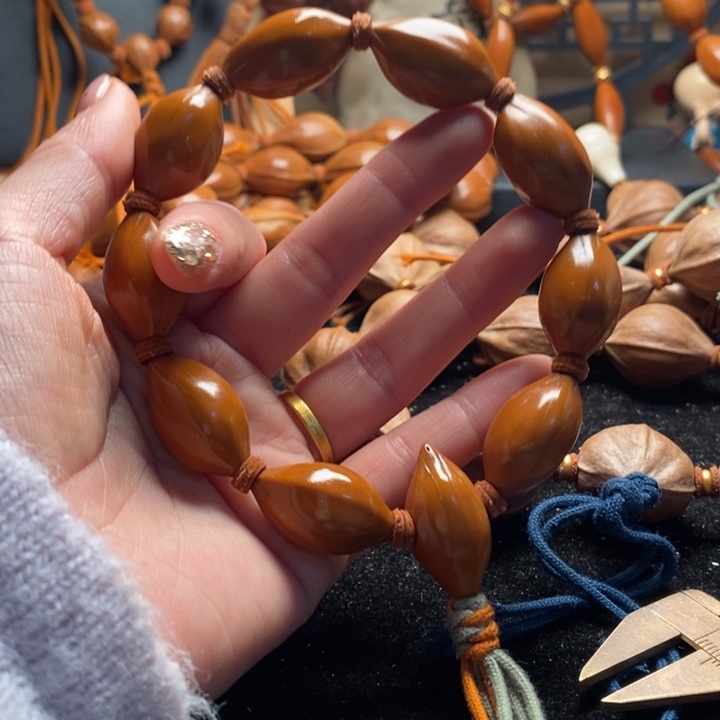 橄榄核手串/手链1.5老油