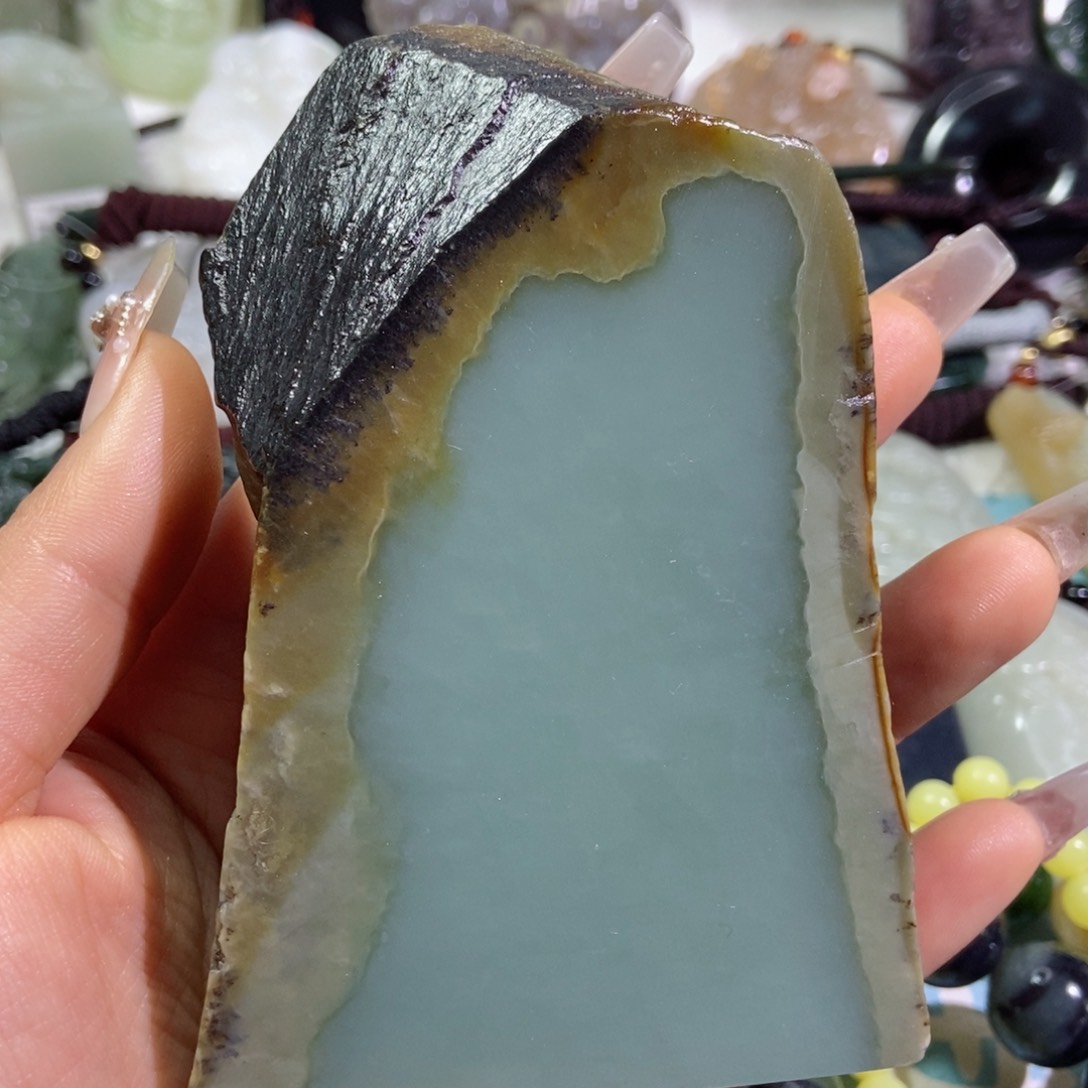 和田玉珠宝半成品未镶嵌