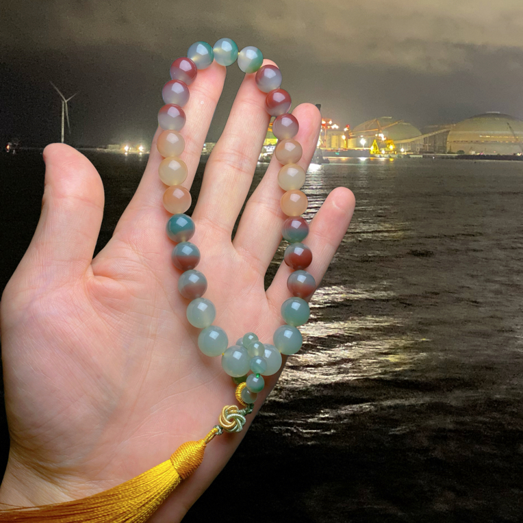 秦紫玉多拼色聚宝盆手持卡11.7mm