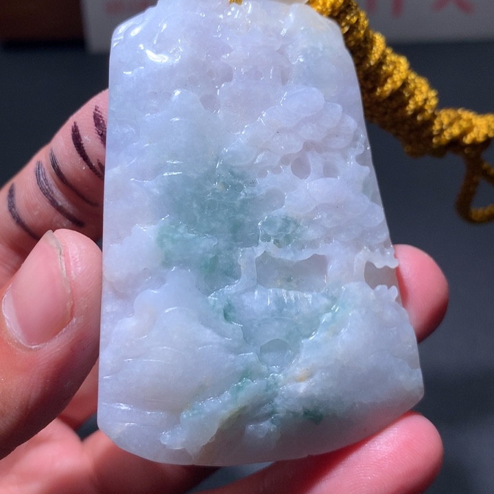 翡翠未镶嵌颈饰保真天然a货翡翠