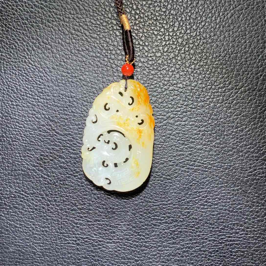 和田玉颈饰未镶嵌怪*叔