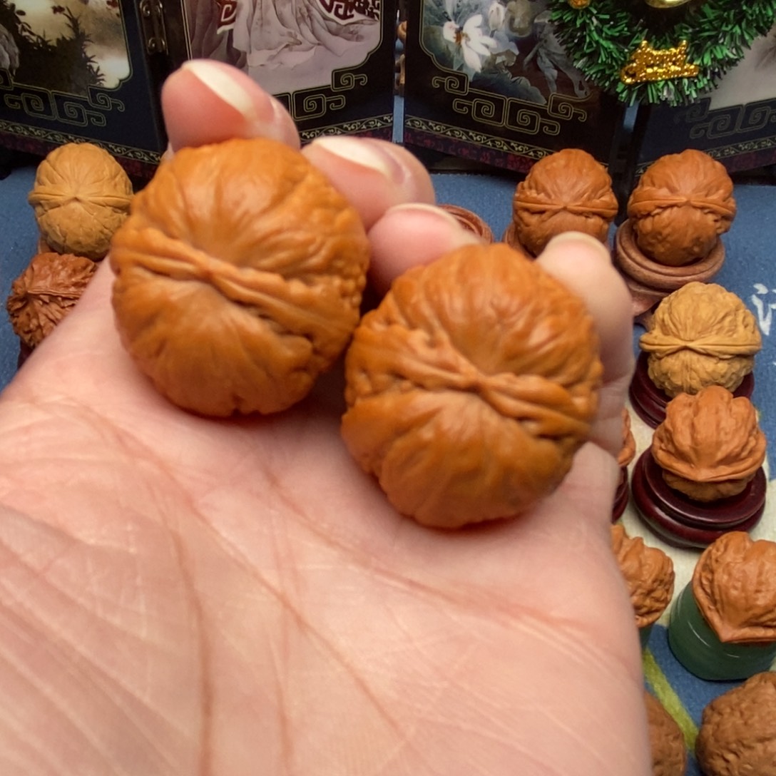 G***…文玩核桃把件南瓜元宝