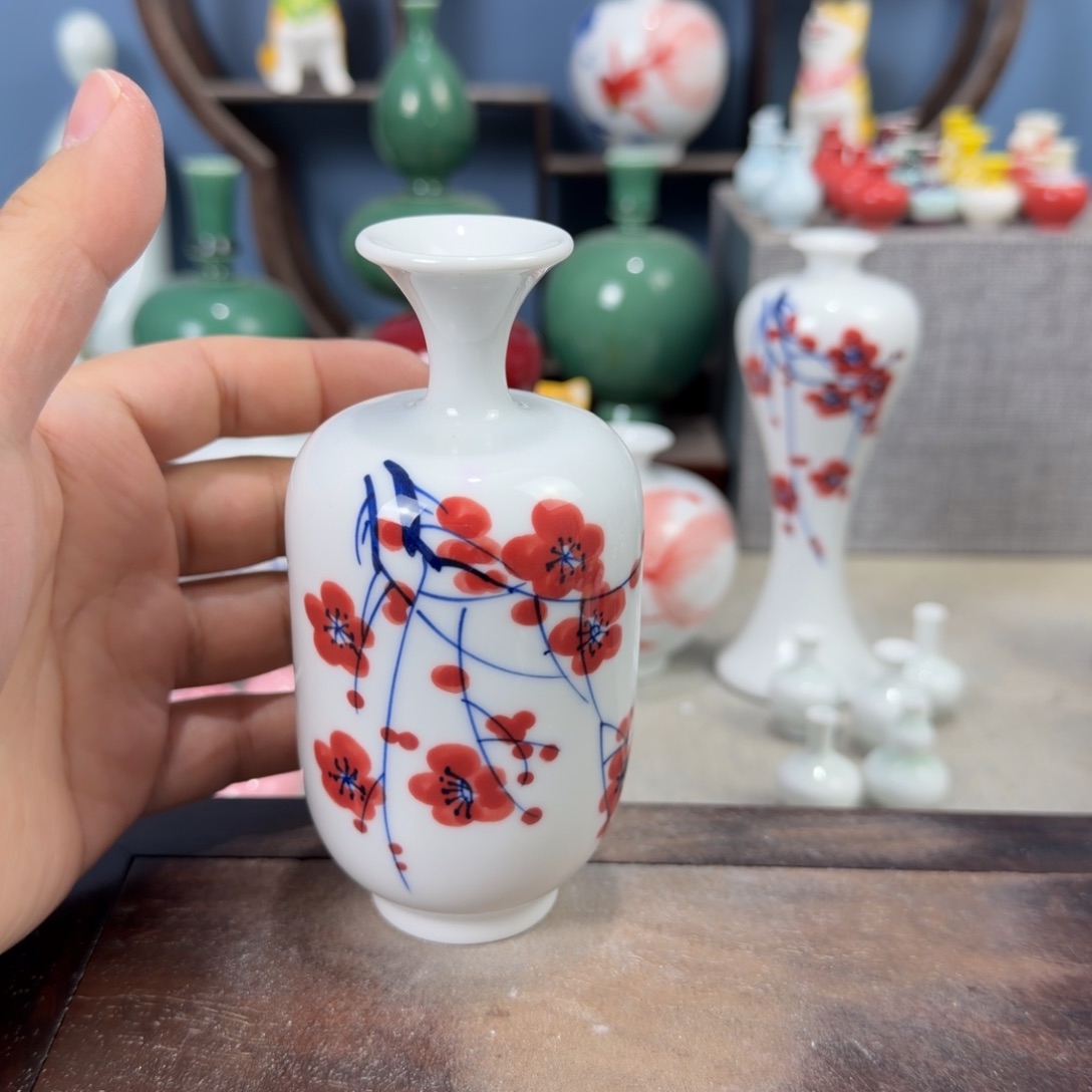陶瓷手工小花器摆件