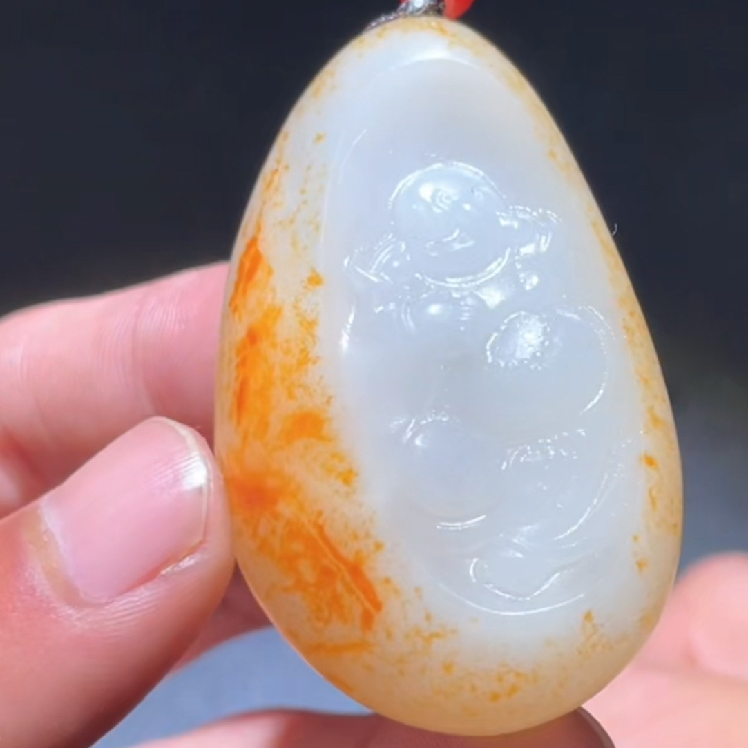 和田玉玉石挂件 d1127拍一发一