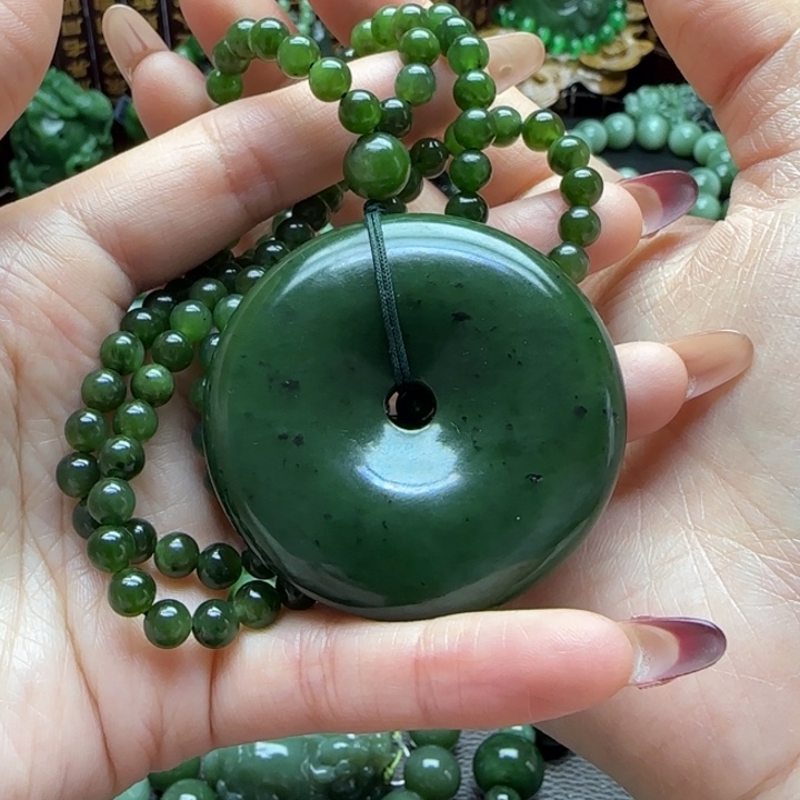 和田玉（碧玉）3吊坠未镶嵌