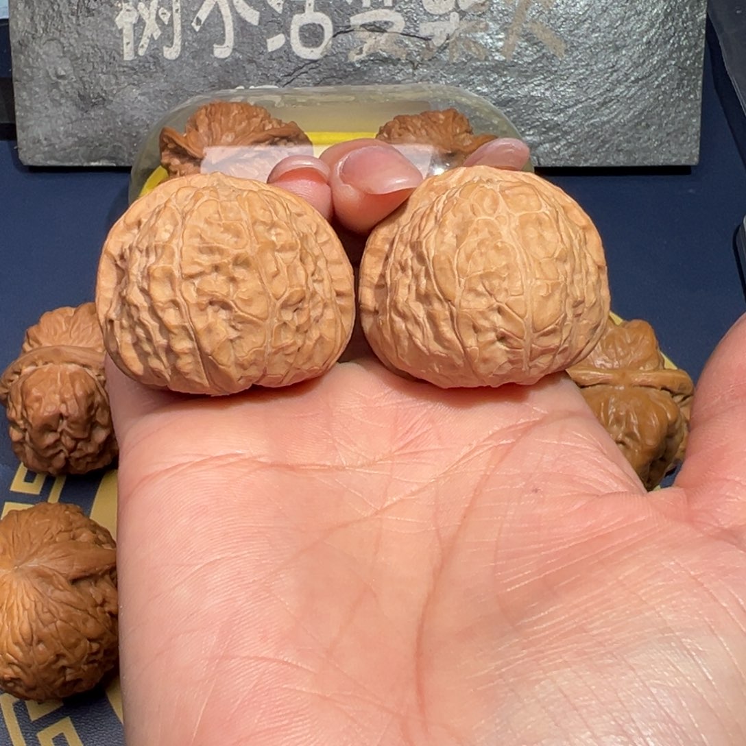 文玩核桃把件南瓜墩儿38全品