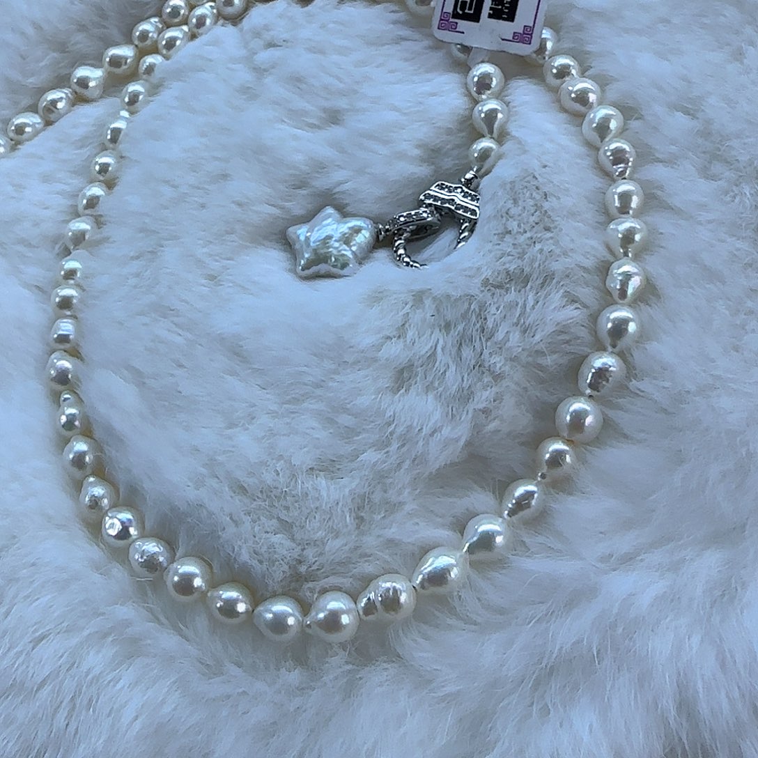未镶嵌项链定制多样性发货发其一283淡水珍珠