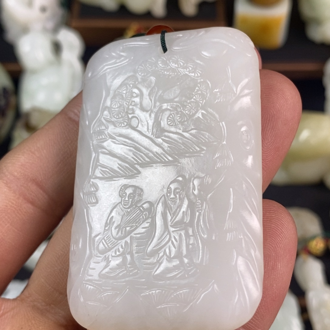 和田玉如图未镶嵌天*