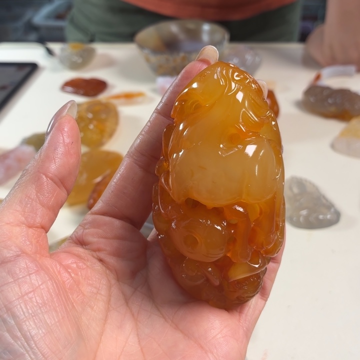 玛瑙/玉髓吊坠(不含链)未镶嵌