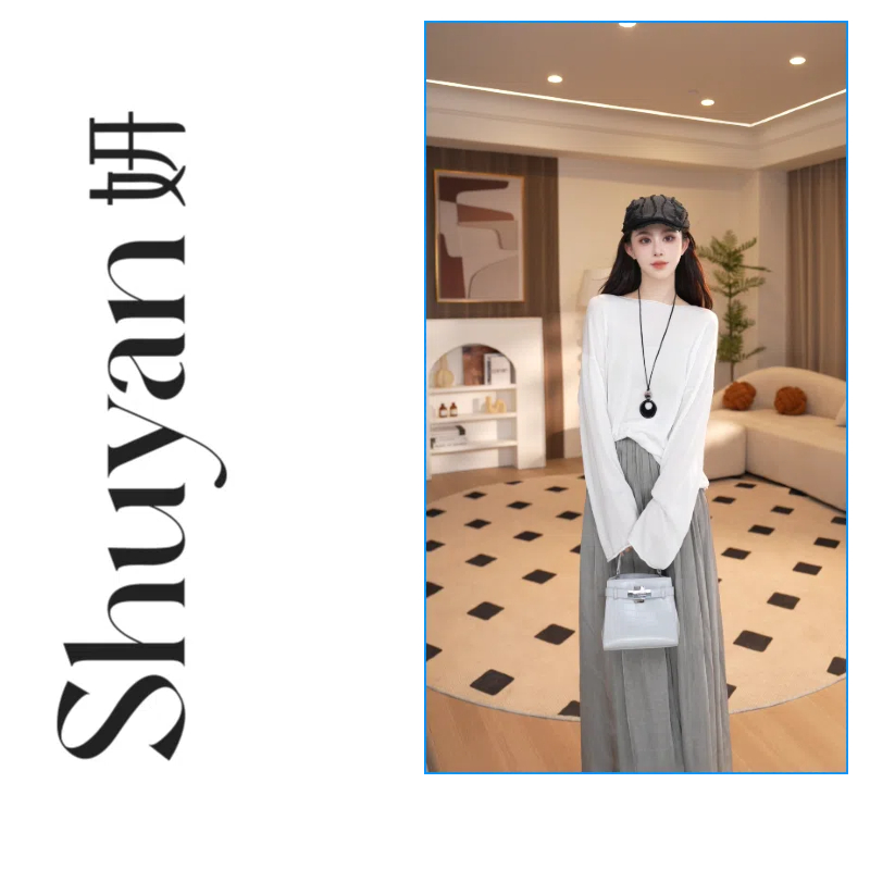 Shuyan妍【薄薄T】QC软糯面膜T显瘦百搭不挑人上衣511933z