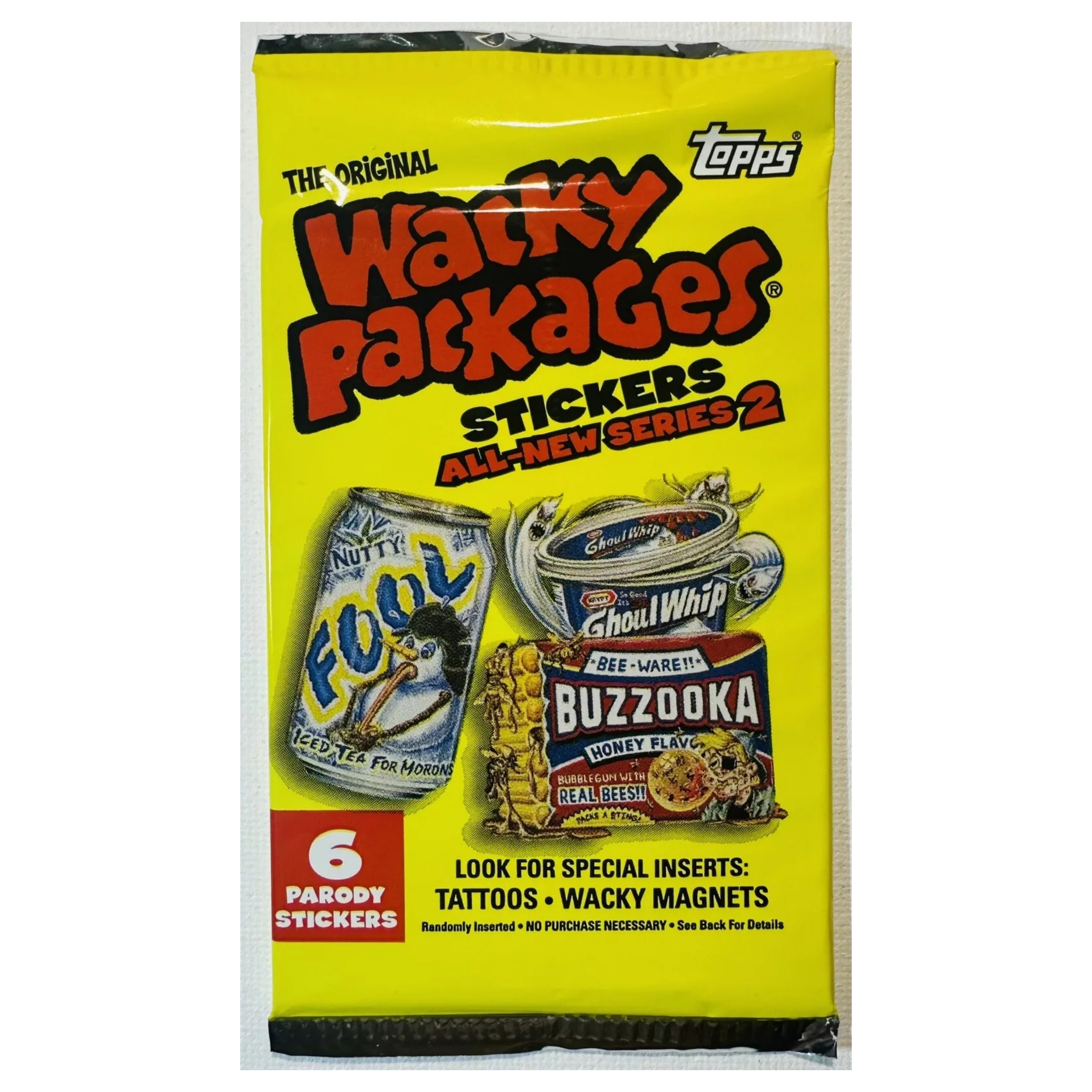 2005年Topps古怪包装2 ANS2艺术收藏GPK Wacky Packages恶搞贴纸