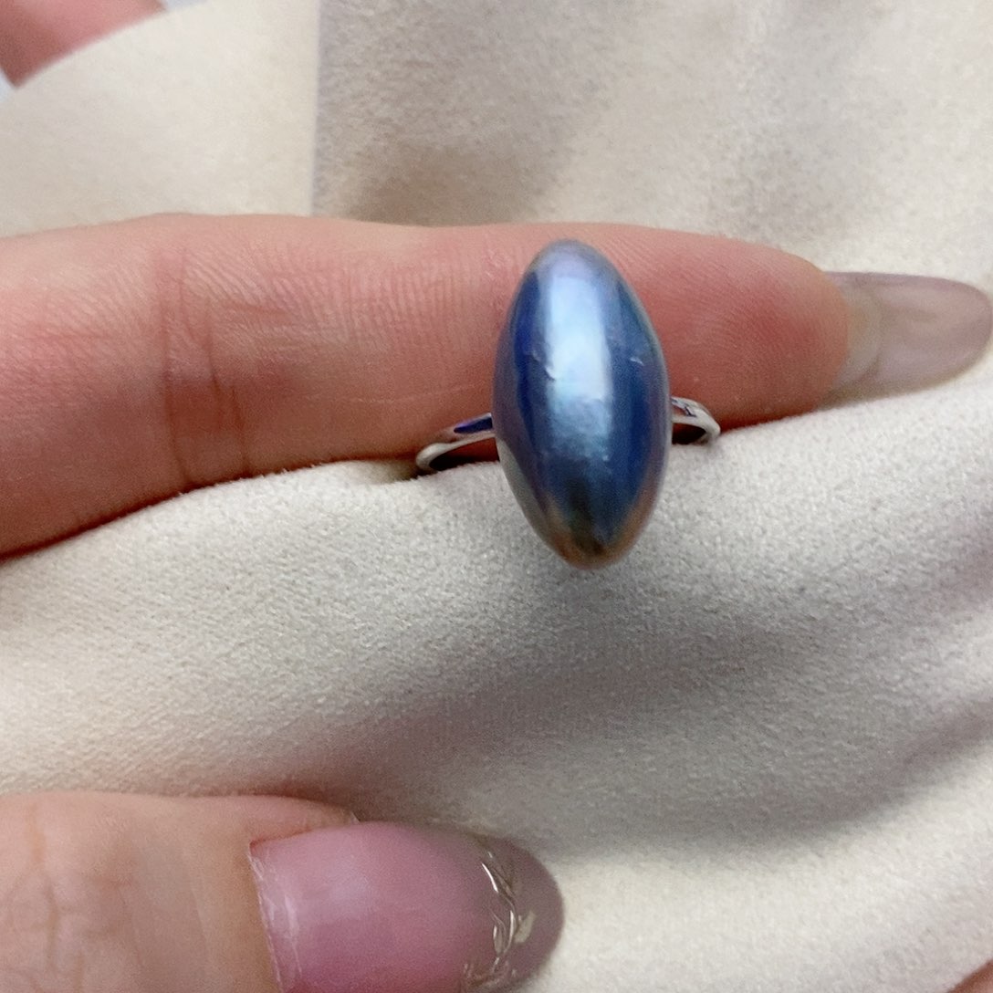 【闪购商品】拼合珍珠（马贝珠）戒指银S925镶嵌