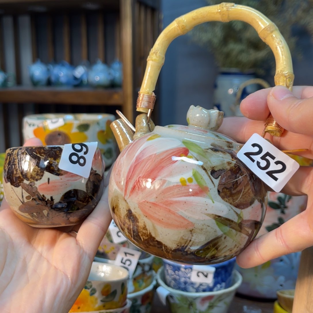 杯素浅陶瓷手工手绘