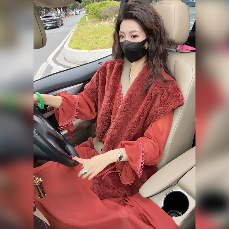 【Linda姐高端线】秋冬新款小众炸街高级女装马夹外套AW5WMJ0311