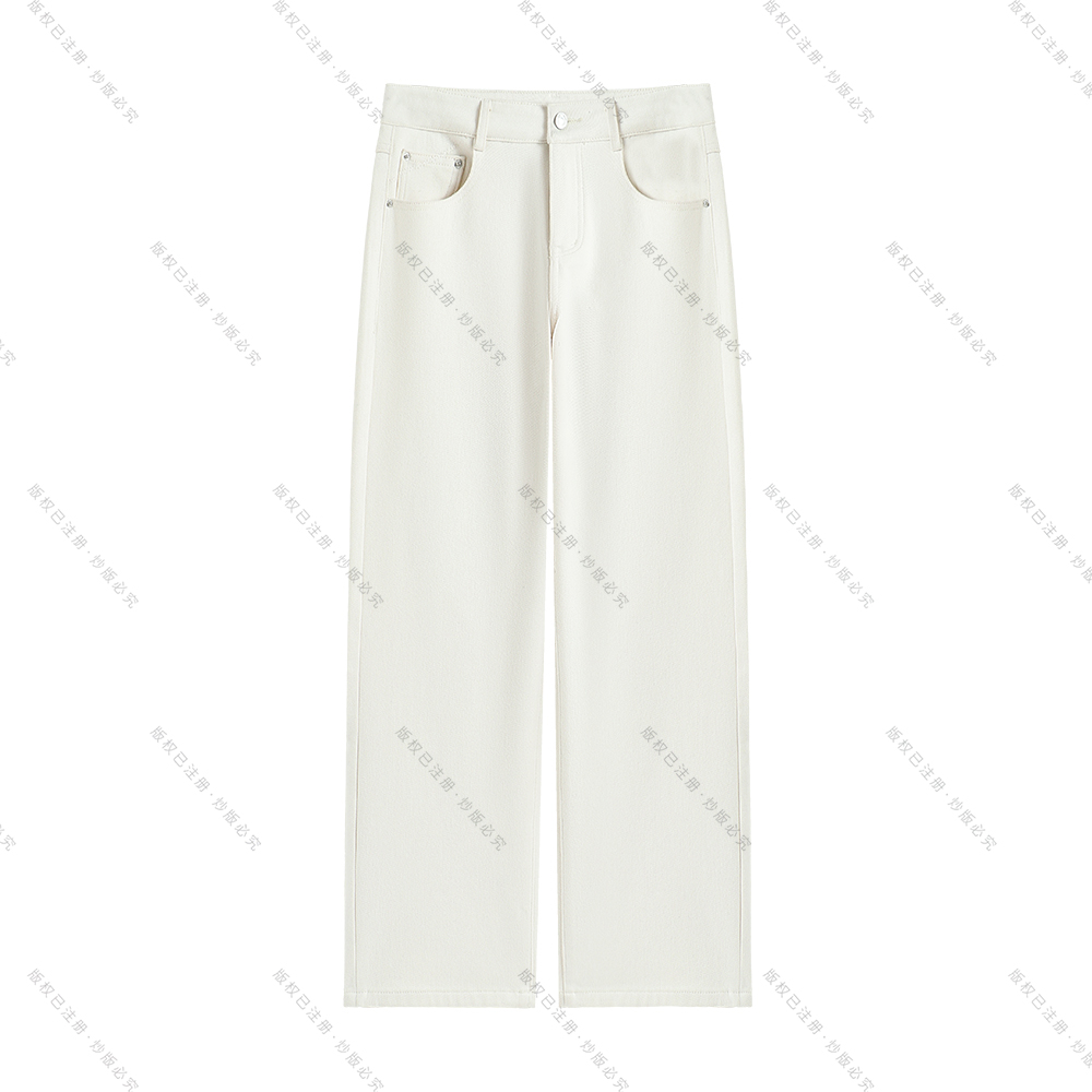 【南油虹姐】秋季中腰显瘦牛仔裤修身时尚百搭