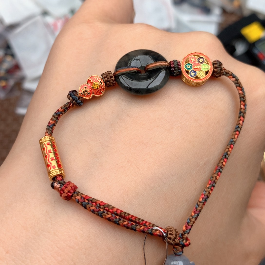 银S925镶嵌挂件翡翠