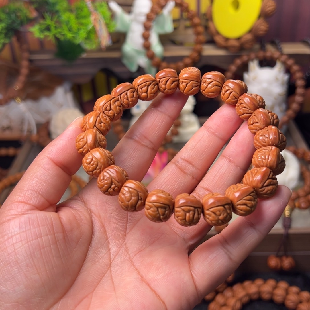桃核吊坠荔枝手串14