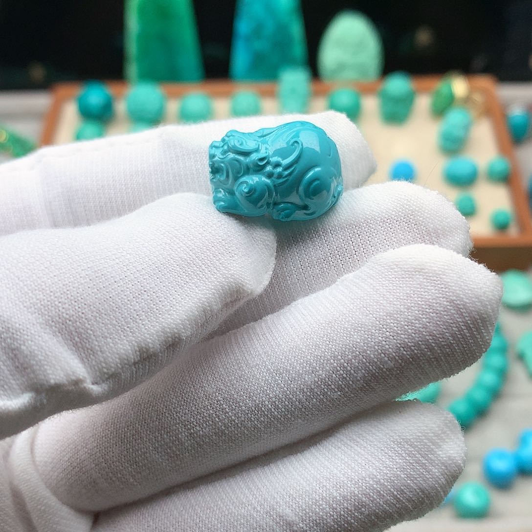 湖北原矿18*13mm貔貅吊坠