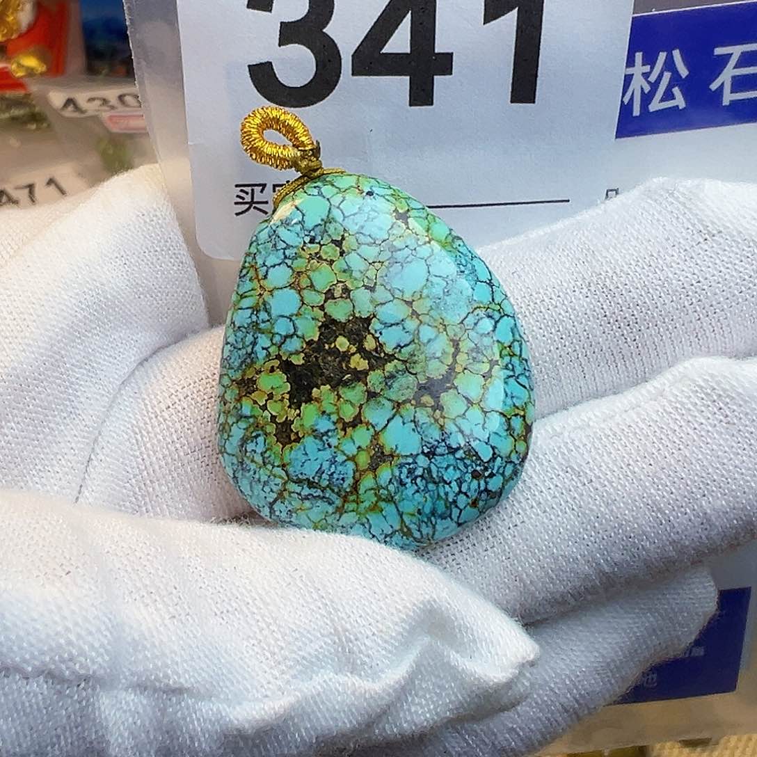 绿松石珠宝奇石未镶嵌