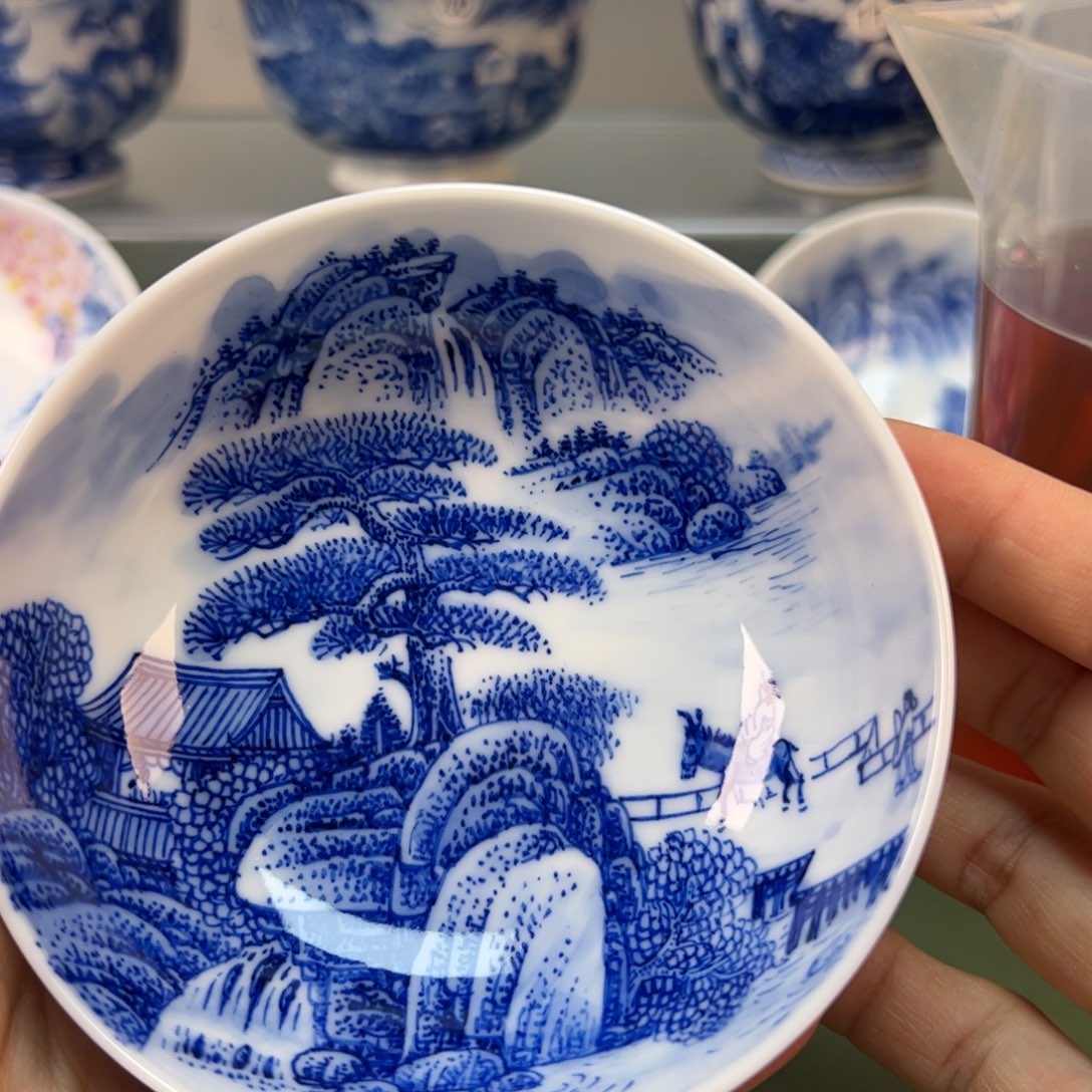 杯木木景德镇纯手绘茶具23