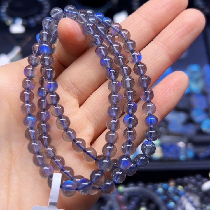 拉长石手串未镶嵌6左右