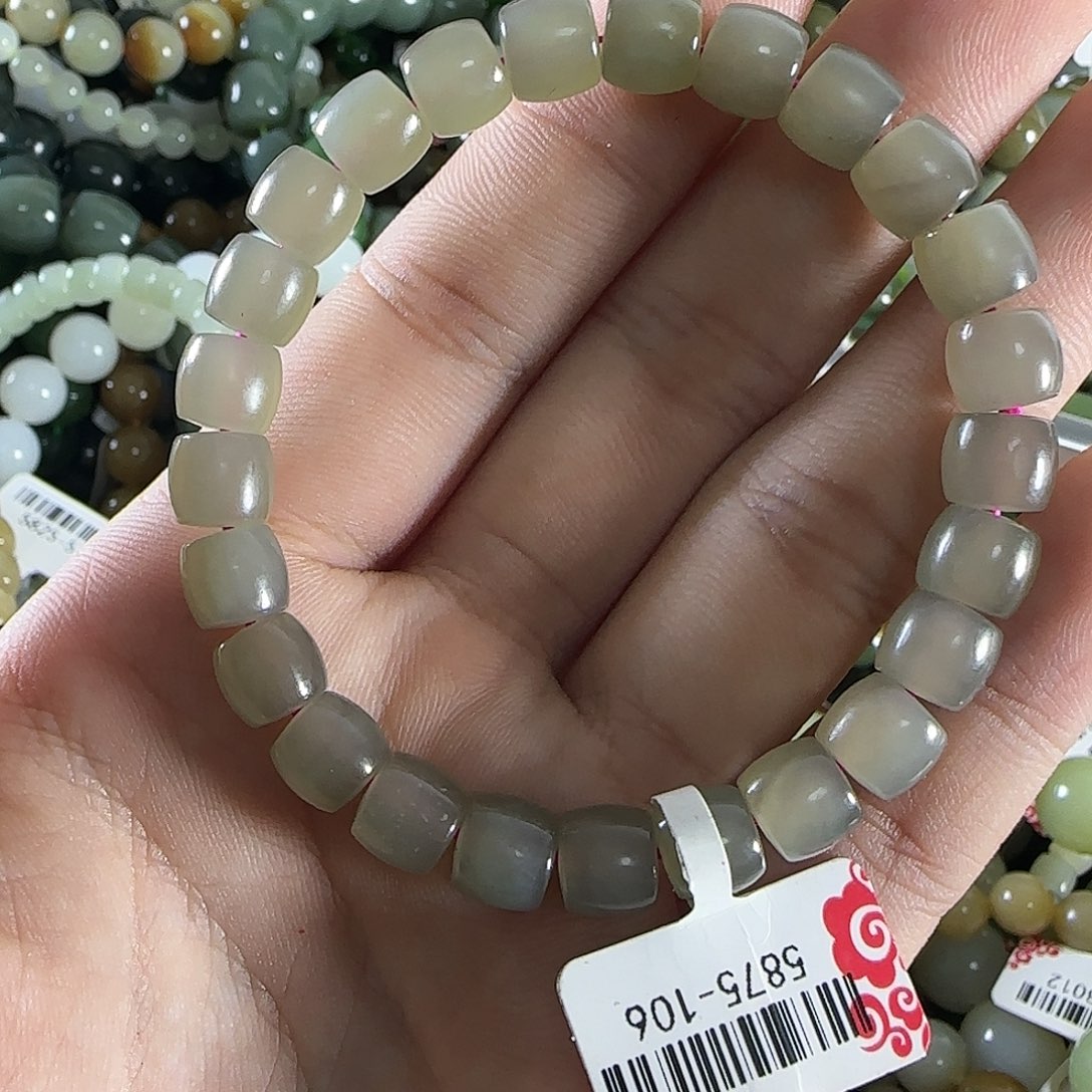 和田玉手链未镶嵌224