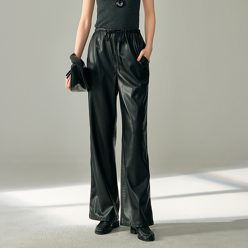 【粉丝专享】MOFAN摩凡春新款黑色休闲裤MAK474140