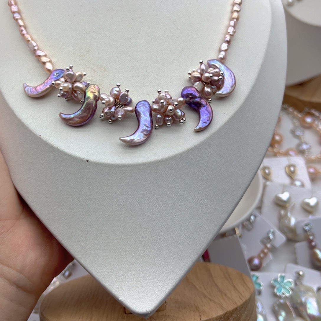 淡水珍珠未镶嵌颈饰