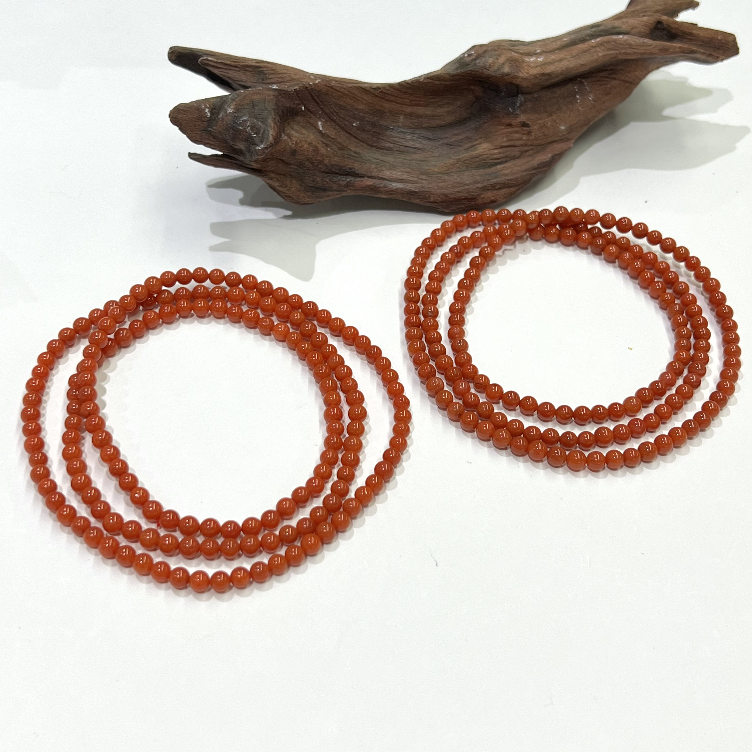 【小宝珠宝】23  S101224-南红多圈手串-多样性发一件-4mm