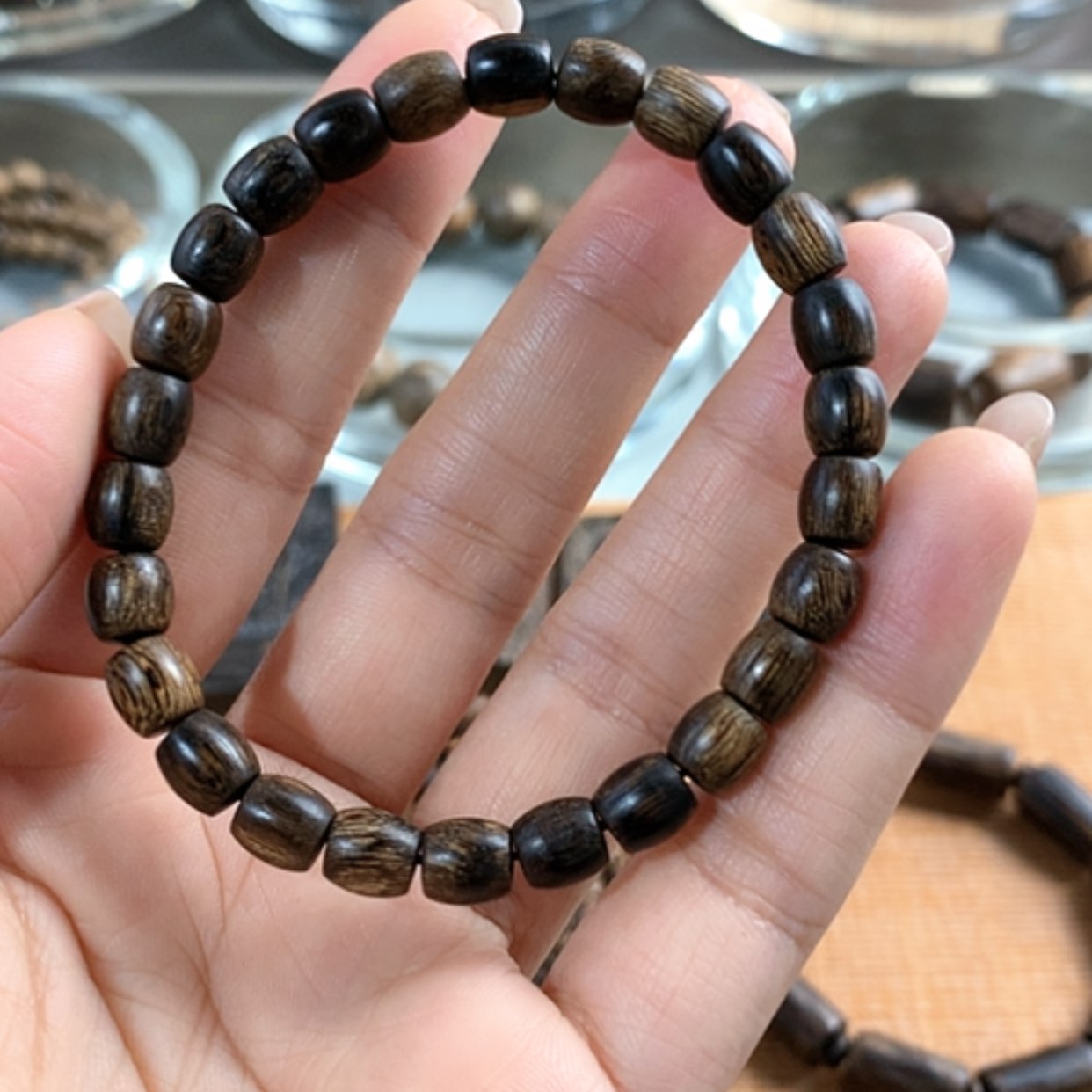 【闪购商品】沉香手串文莱沉香6.82克沉水单圈