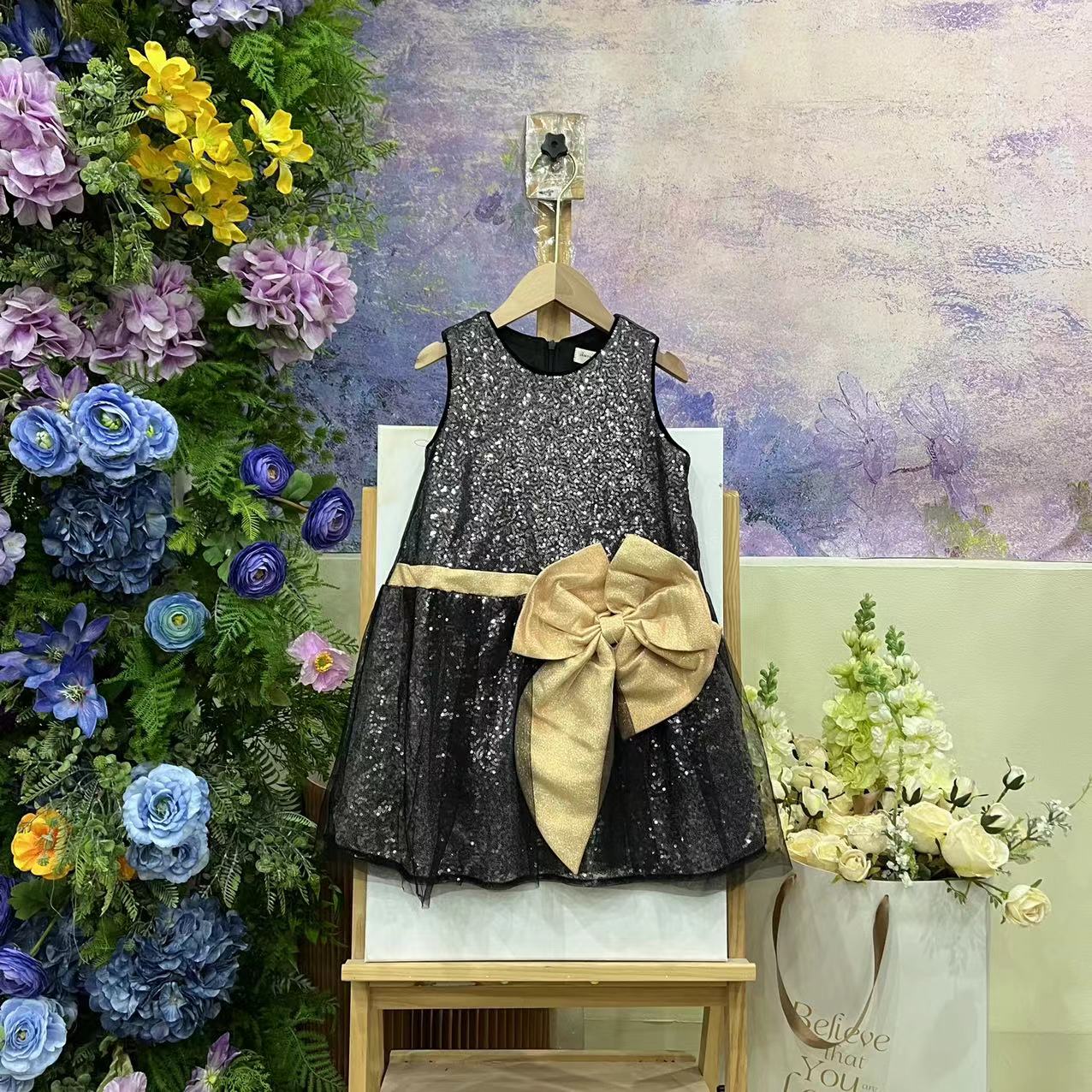 878NF黑色裙子1716