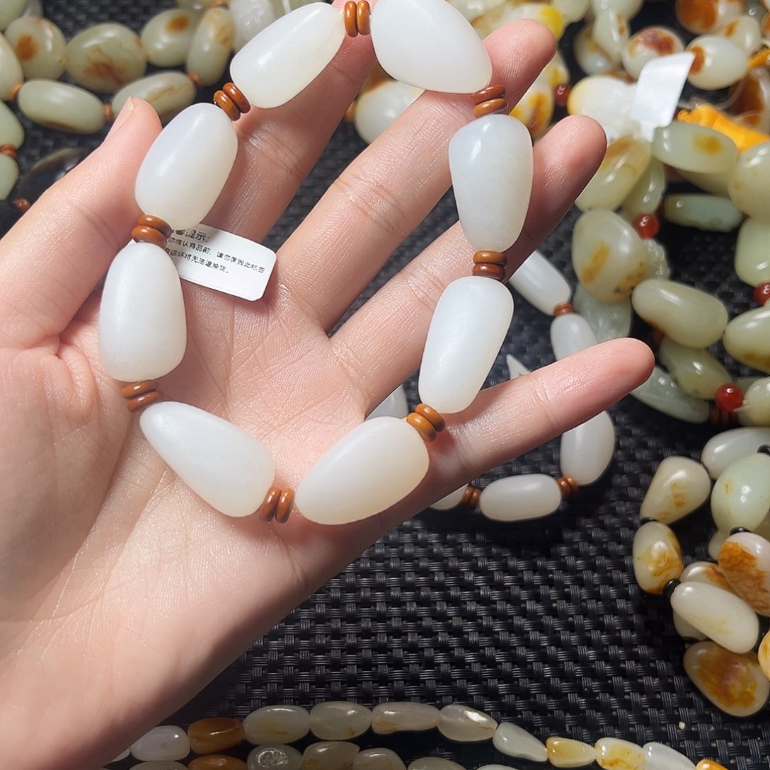 如***渡手链未镶嵌和田玉