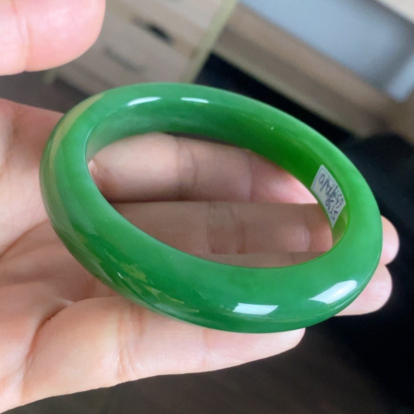 【闪购商品】未镶嵌手镯和田玉（碧玉）