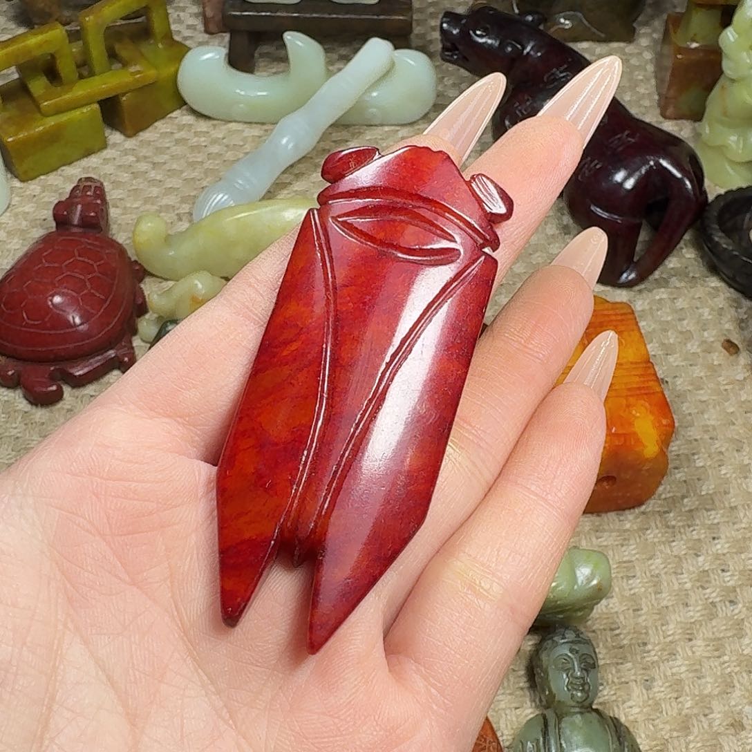 白玉菩提吊坠挂件