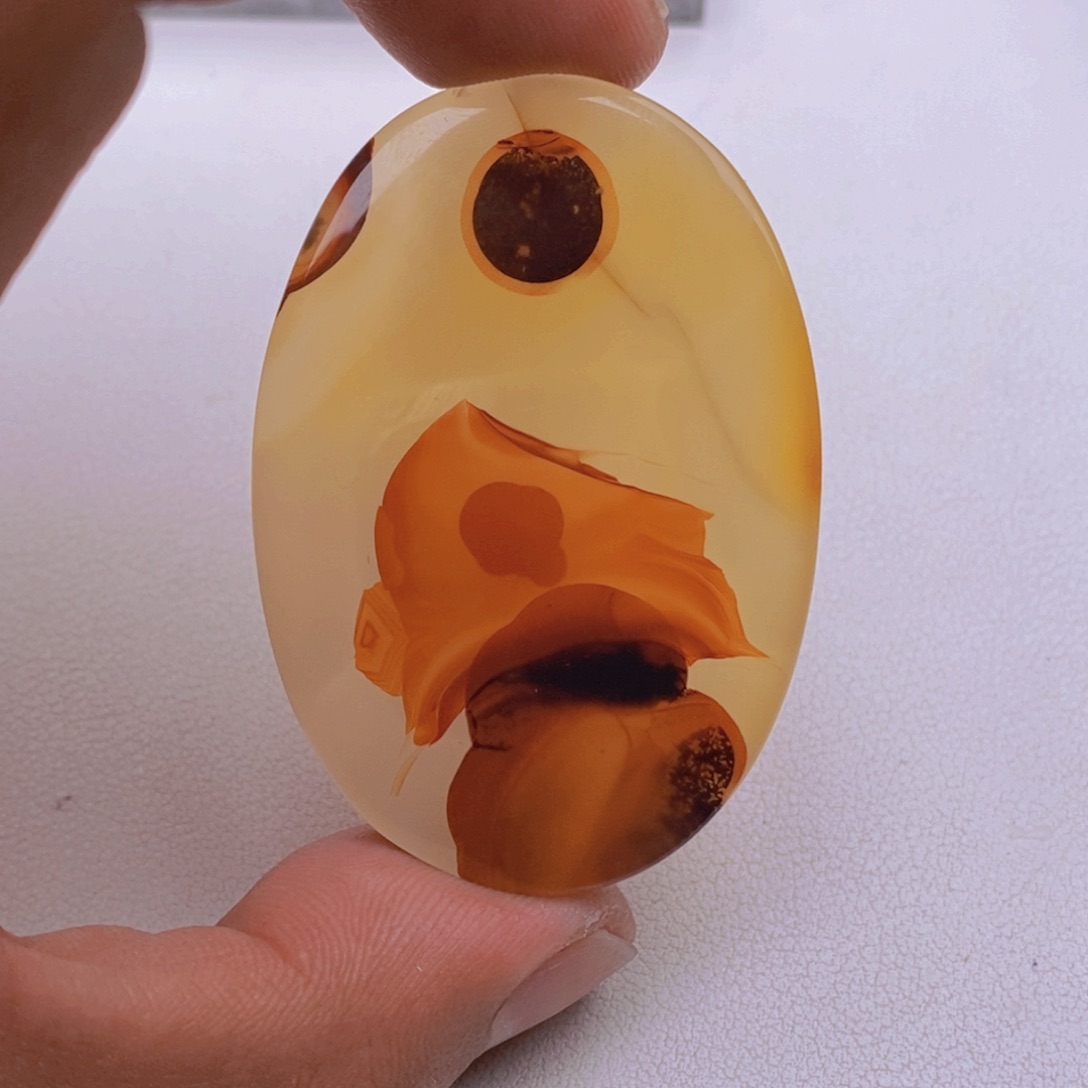 宝***头玛瑙/玉髓吊坠(不含链)未镶嵌