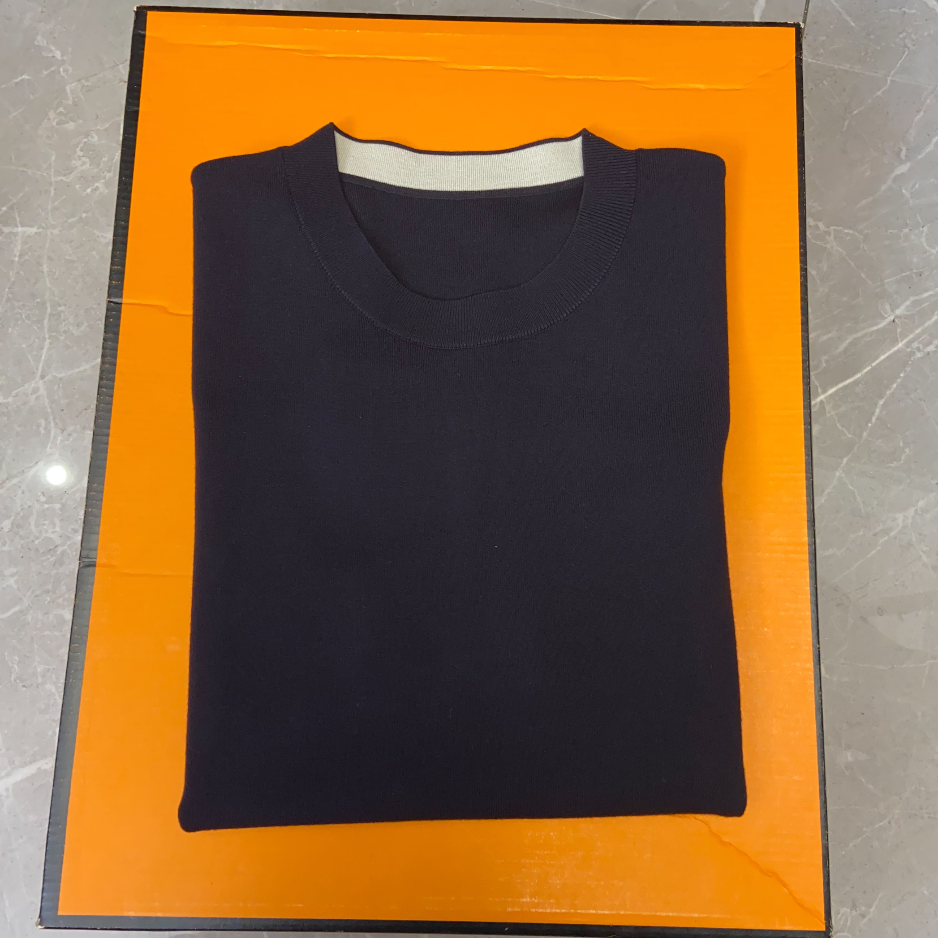 86212长袖男士秋冬四平针织打底衫高弹