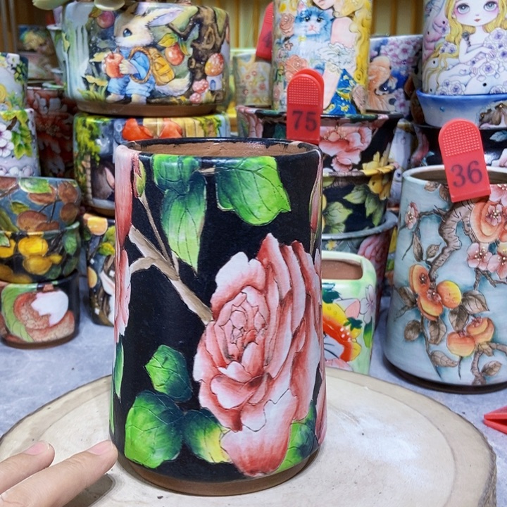 景德镇艺术手绘作品