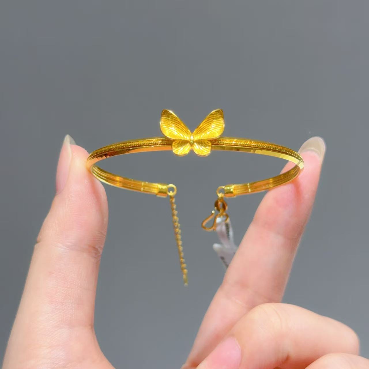 宝裕华足金999 5G精品 蝴蝶手镯