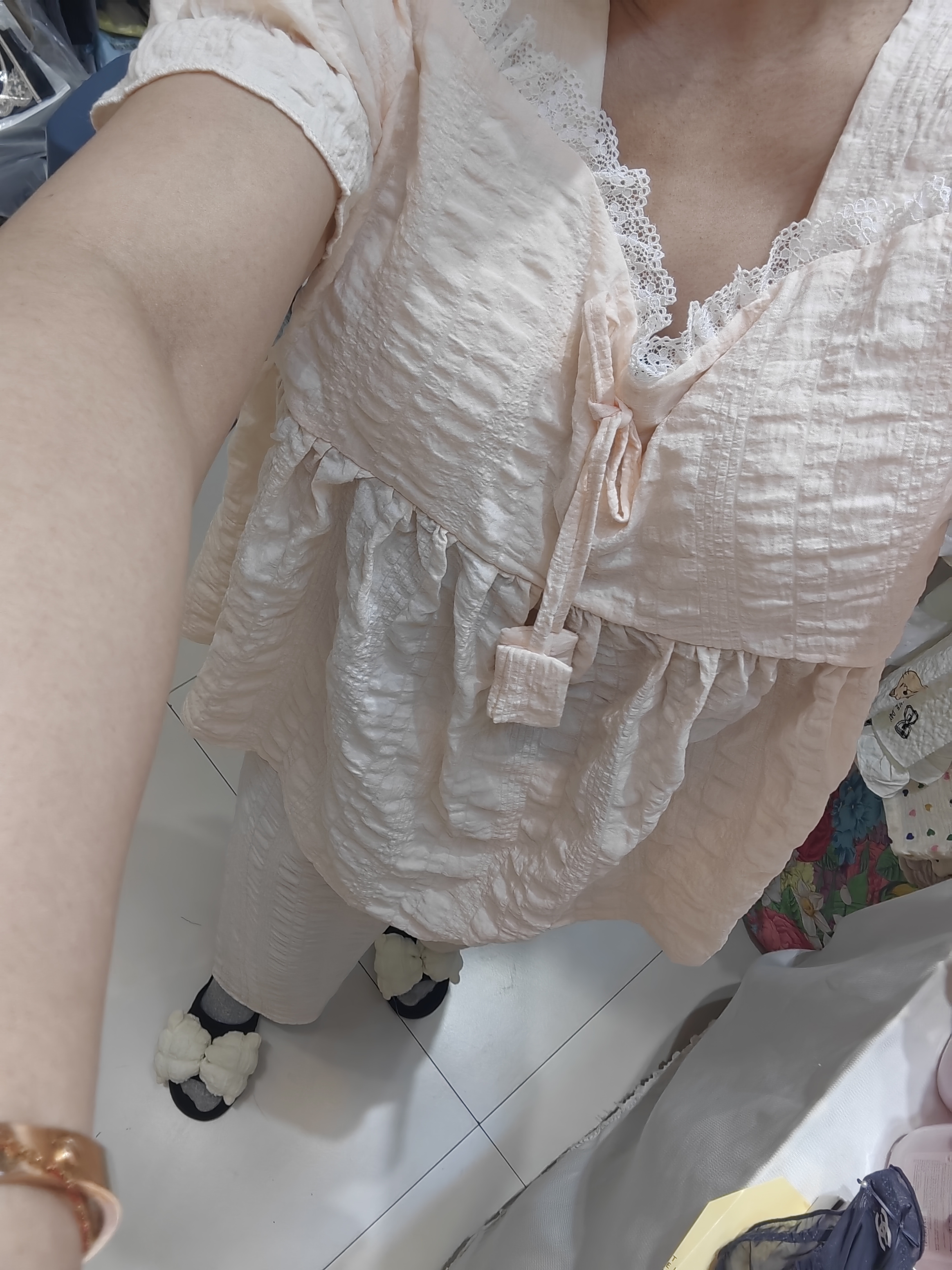 云朵棉短袖长裤超级舒服