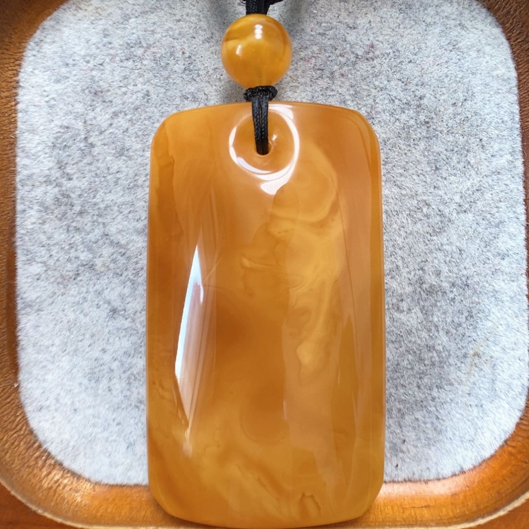 未镶嵌蜜蜡项链蜜蜡吊坠