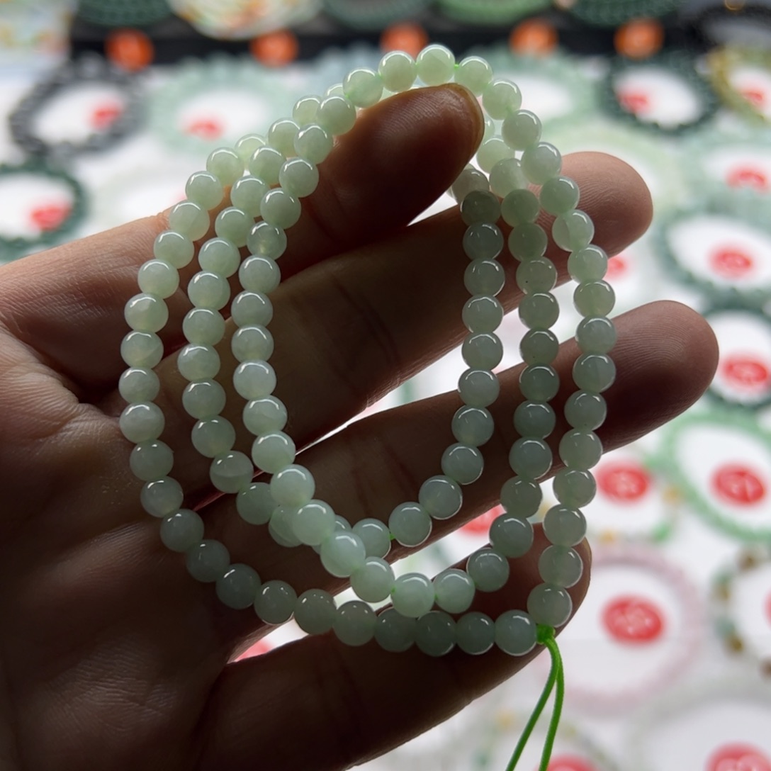 翡翠手链未镶嵌卡5