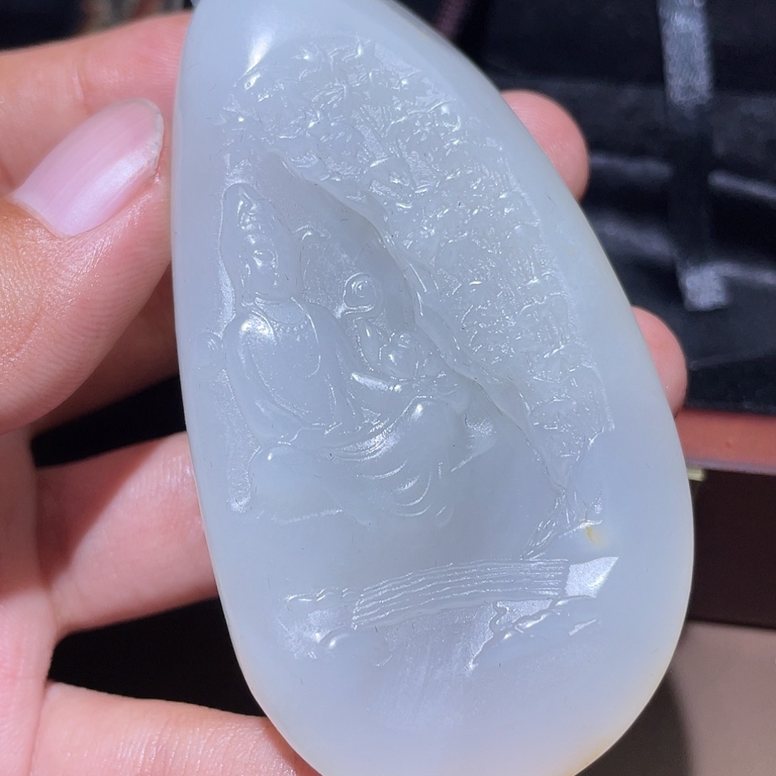 和田玉颈饰未镶嵌Y