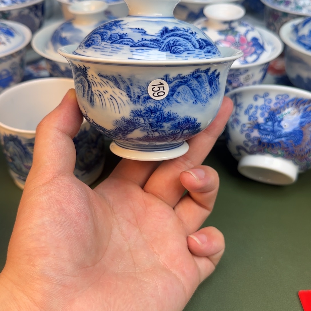 彦祖纯手手工手绘茶具159